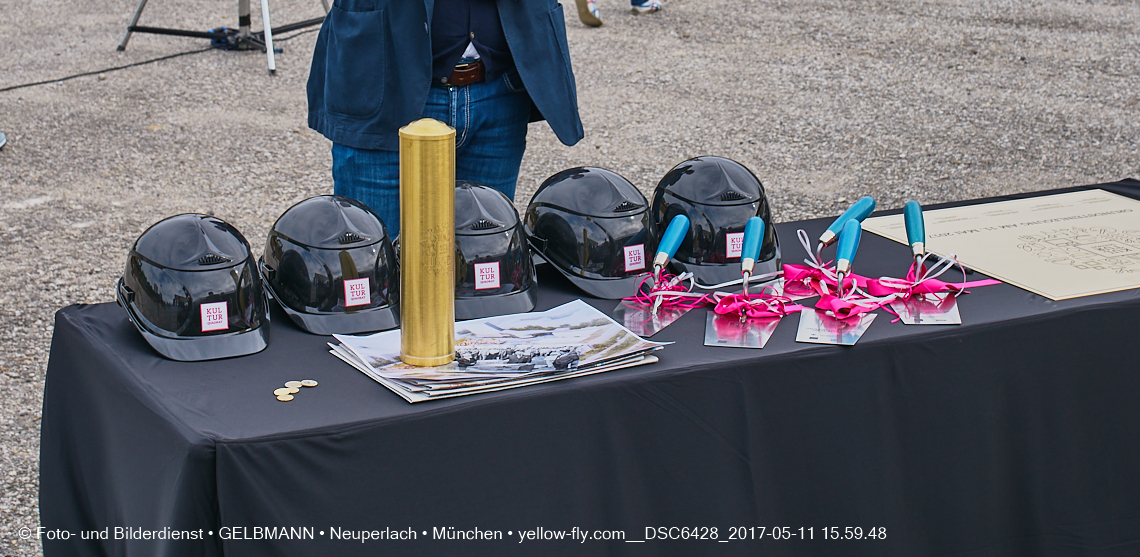 11. Mai 2017 - Grundsteinlegung für die LOGE und dem Kulturquadrat in Neuperlach